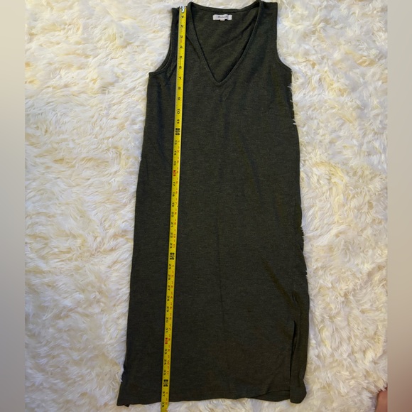 Madewell Olive Green V-Neck T-Shirt Dress Size XXS - Picture 6 of 7
